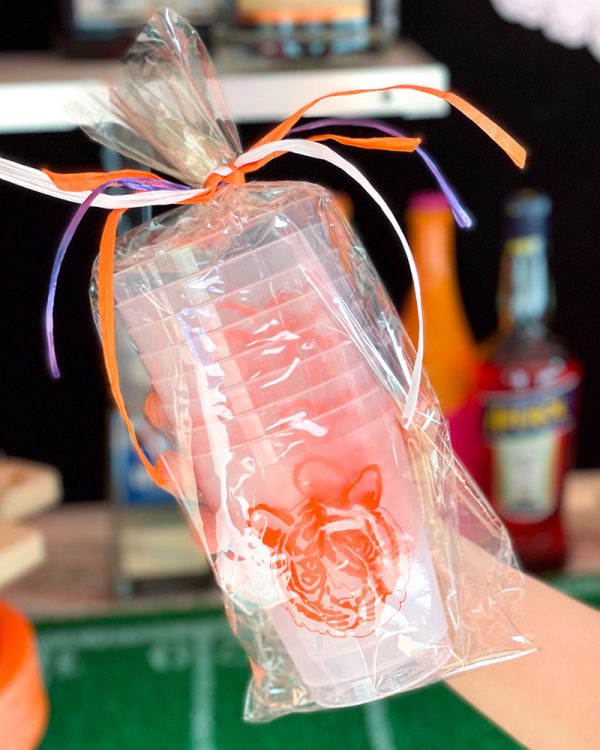 Tiger Party Cups - Orange Online