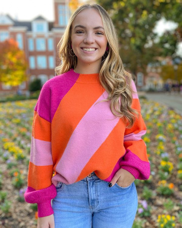 Campus Sunset Sweater Cheap