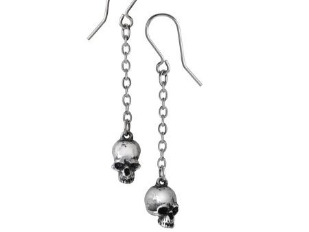 Deadskull Earrings by Alchemy Gothic For Sale