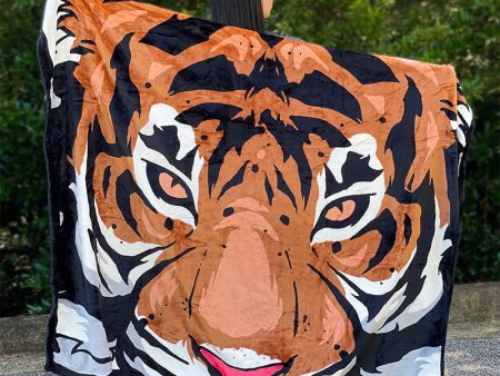 Eye of the Tiger Throw Blanket Sale