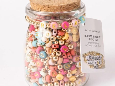 RELAX Metallic Multicolor Bead Jar Supply