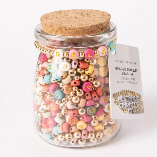 RELAX Metallic Multicolor Bead Jar Supply