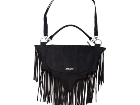 Bat Wing Fringe Shoulder Bag by Kreepsville 666 Supply