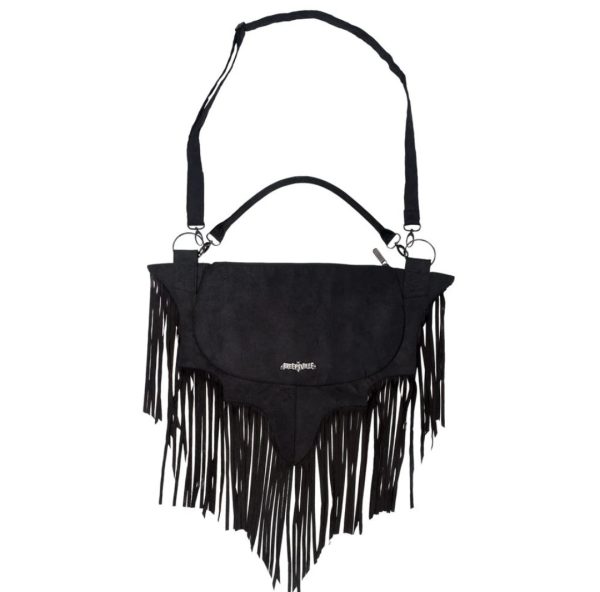 Bat Wing Fringe Shoulder Bag by Kreepsville 666 Supply