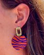 Tiger Stripe Earrings on Sale