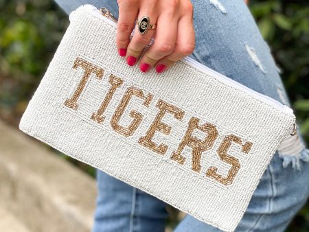 Tigers Beaded Crossbody For Discount