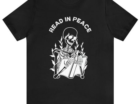 Read In Peace Top by The Dark Side of Fashion Discount