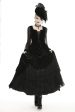 Agnes Gothic Ruffle Velvet Skirt by Dark In Love Online Sale