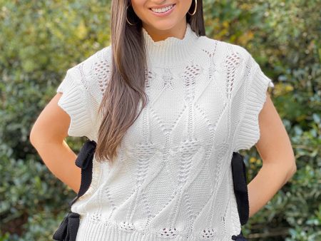 Veronica Sweater Top - Ivory Online Hot Sale