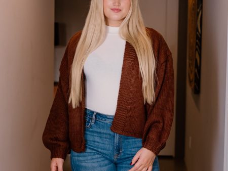 Libby Boxy Cardigan | Brown Online Hot Sale