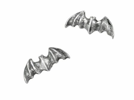 Bat Stud Earrings by Alchemy Gothic Online now