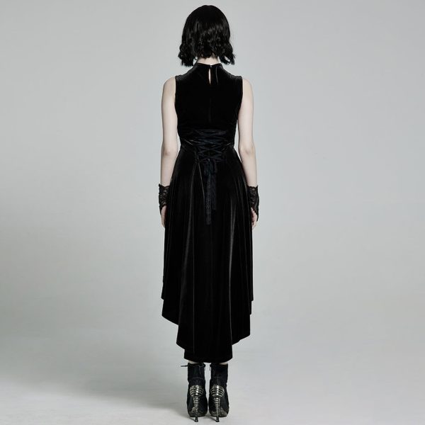 Unholier Than Thou Velvet Dress by Punk Rave For Cheap