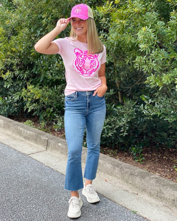 Pink Easy Tiger Tee Discount