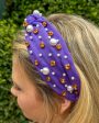 Charleigh Headband - Orange & Purple Online