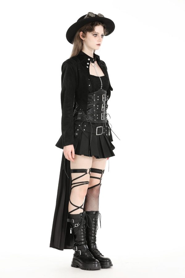 Dark Serpent Long Tail Gothic Jacket by Dark In Love For Sale