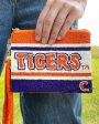 Tigers Beaded Pouch For Sale