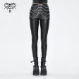 Broken Love PU Leather Pants by Devil Fashion Online Hot Sale