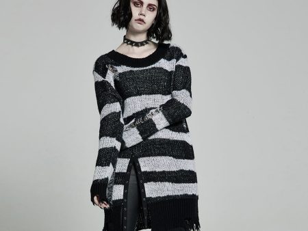 Wounded Lovers Knit Sweater Top by Punk Rave Discount