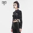 Trixie Gothic Crop Top by Devil Fashion Online now