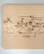 Clemson Map Serving Board Online Sale