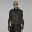 Sinister Gray Biker Punk Vest by Punk Rave Discount