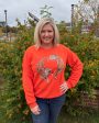 Tiger Love Sweatshirt - Orange Sale