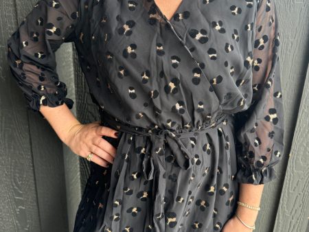 Black Cheetah Dress For Cheap