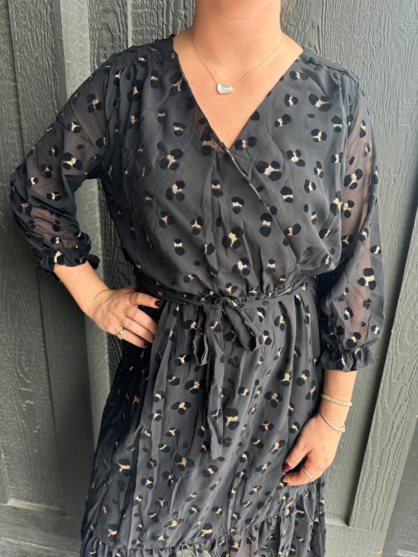 Black Cheetah Dress For Cheap