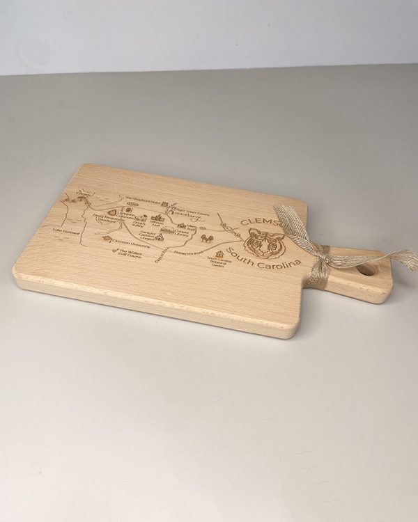 Clemson Map Serving Board Online Sale