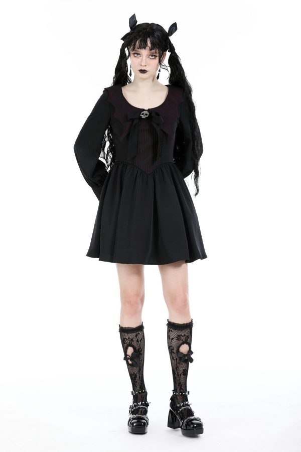 Vamp Dolly Skull Dress by Dark In Love Online now