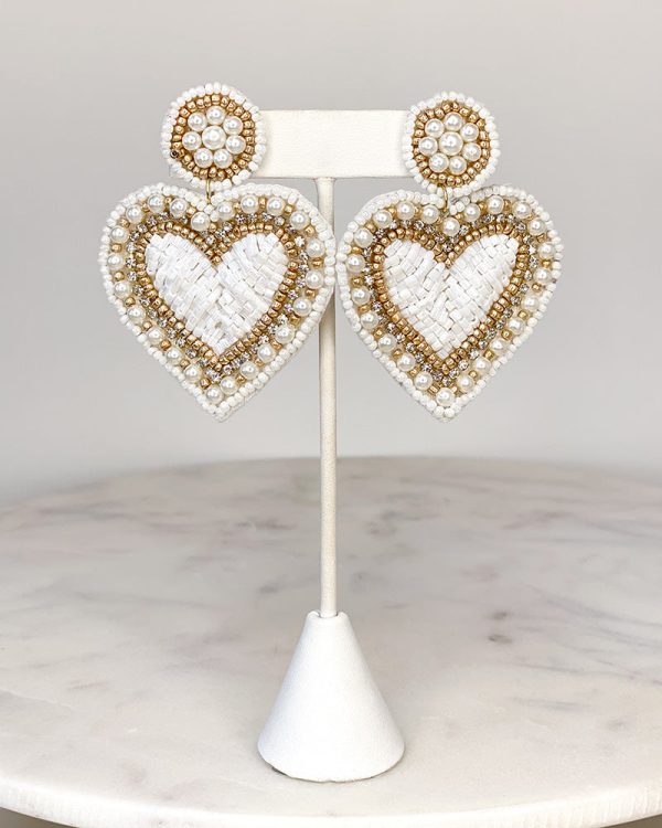 Sweetheart Beaded Earrings Online Hot Sale