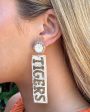 Varsity Tigers Beaded Earrings Discount