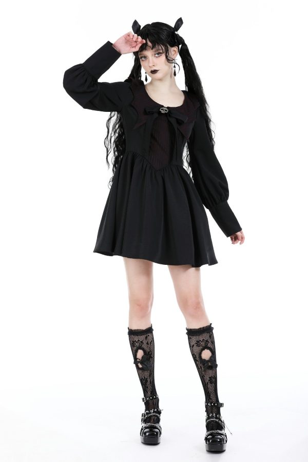 Vamp Dolly Skull Dress by Dark In Love Online now