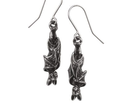 Awaiting The Eventide Earrings by Alchemy Gothic Fashion