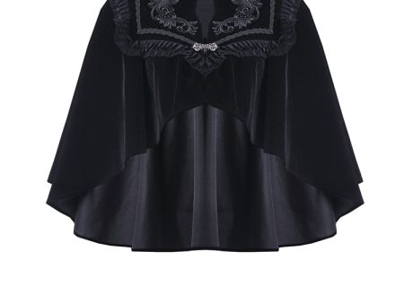 Victoria Velvet Cape by Dark In Love on Sale