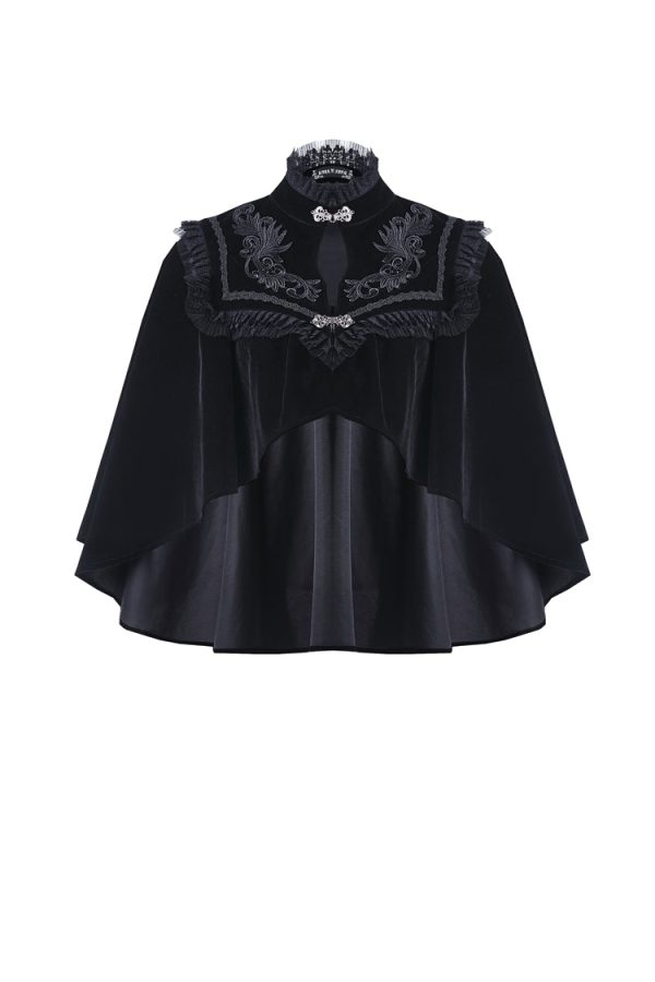 Victoria Velvet Cape by Dark In Love on Sale