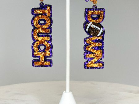 Touchdown Glitter Earrings Online Sale