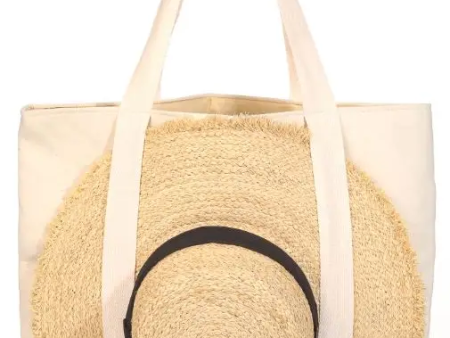 Cotton Canvas Hat Holder Tote Bag Discount