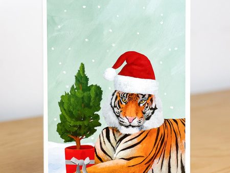 Tiger Holiday Cards For Cheap