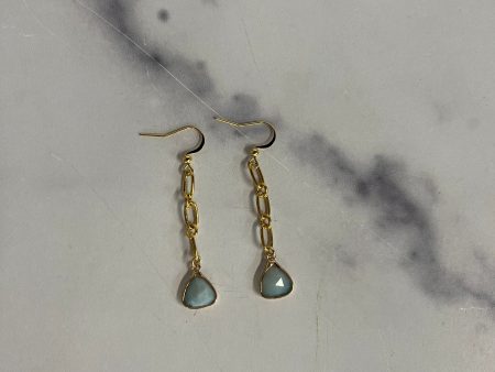 Tea Lite Earring, AMAZONITE on Sale