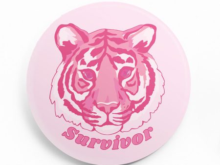 Survivor Tiger Button Hot on Sale