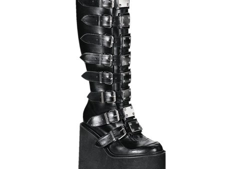 SWING-815 Platform Boots by Demonia For Discount