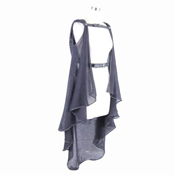 Underground Hooded Vest Cape by Devil Fashion For Sale