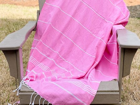 Teema The Pink Simple Towel For Cheap