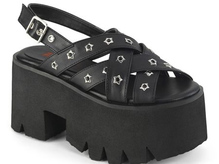 ASHES-12 Star Platform Strappy Sandals by Demonia For Cheap