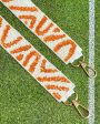 Tiger Stripes Beaded Strap - Orange Online now