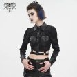 Trixie Gothic Crop Top by Devil Fashion Online now