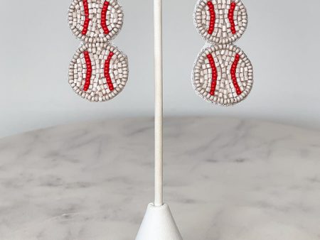 Beaded Baseball Earrings Supply