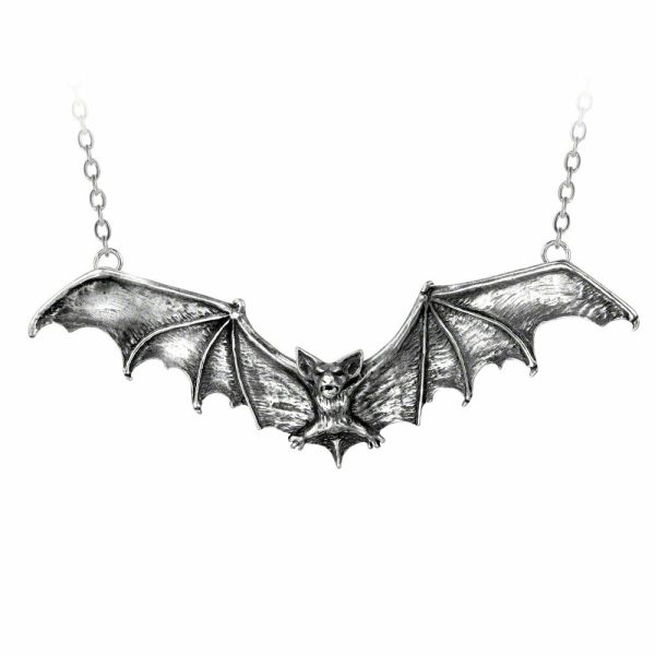 Gothic Bat Necklace by Alchemy Gothic Online Sale