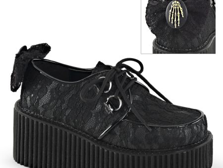 CREEPER-212 Lace Creeper Shoes by Demonia on Sale